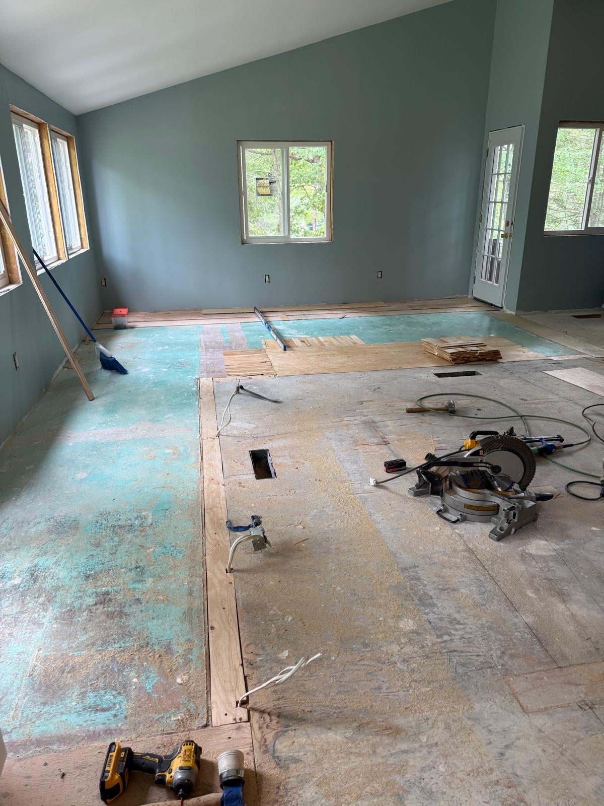 Subfloor Leveling 3