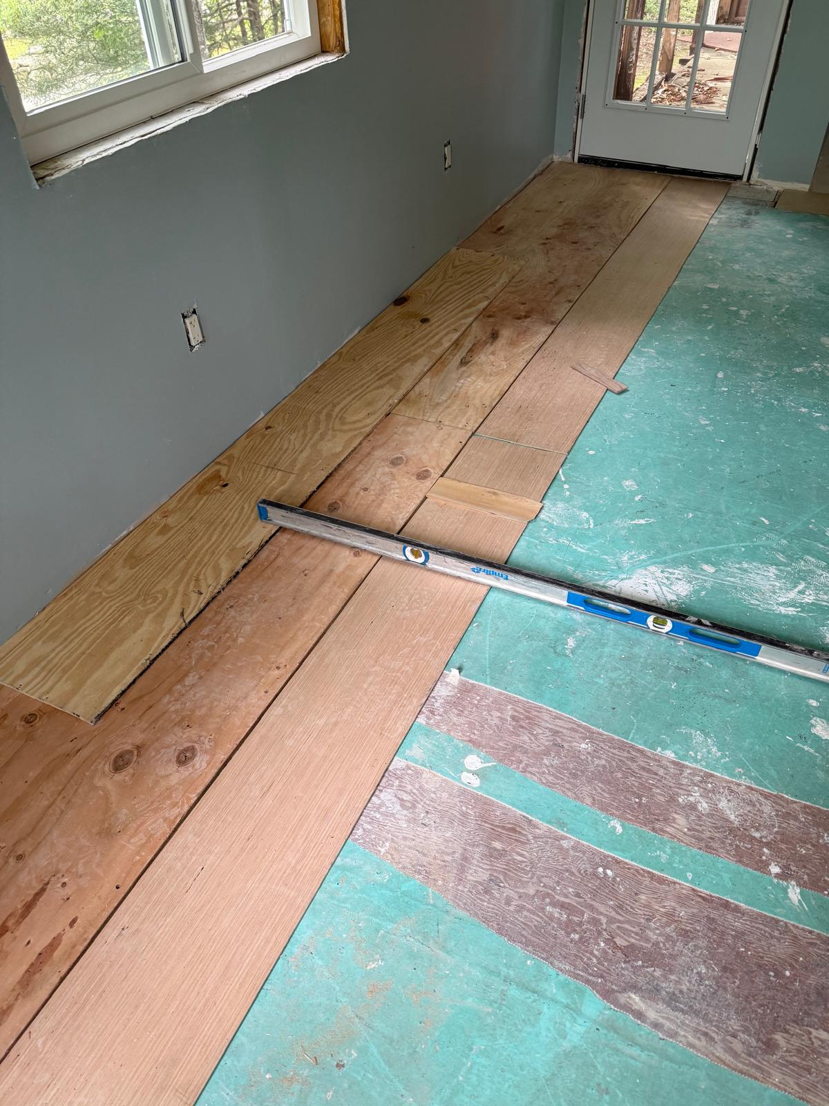 Subfloor Leveling 4