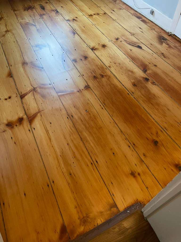 Wide-plank hardwood installation