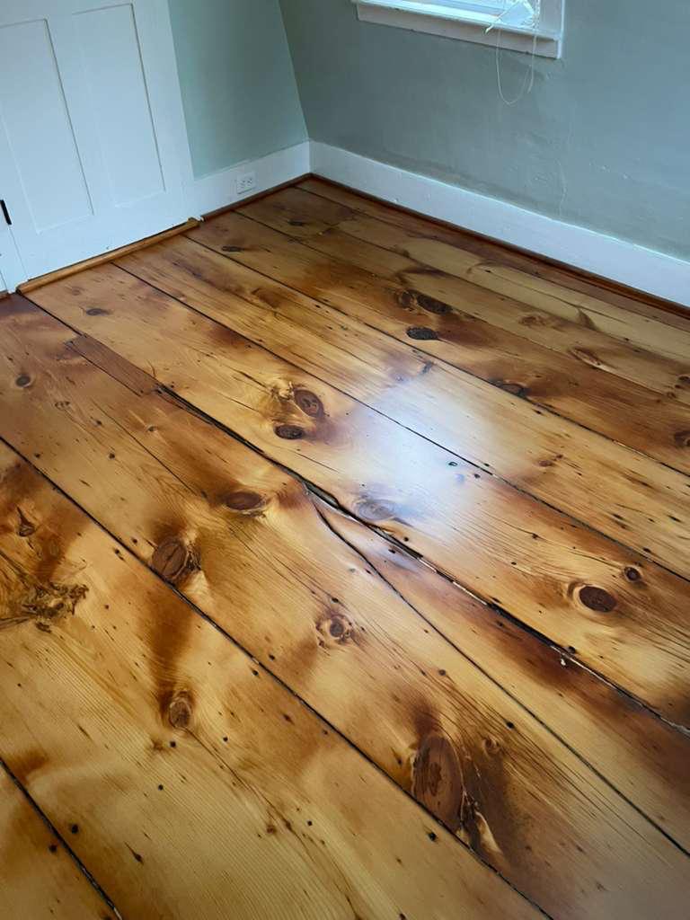 Finished hardwood interior by HH Flooring