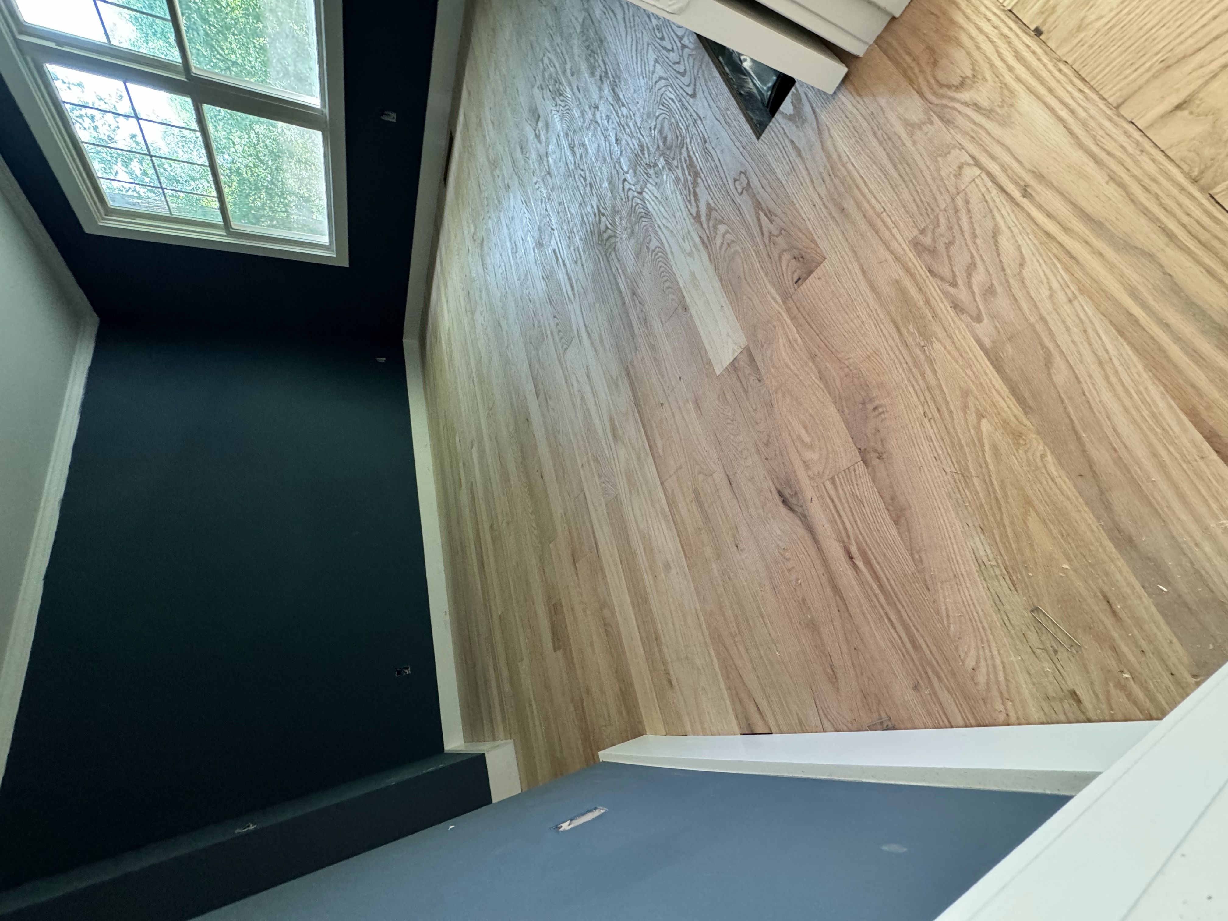 Red Oak Hardwood — Open Room