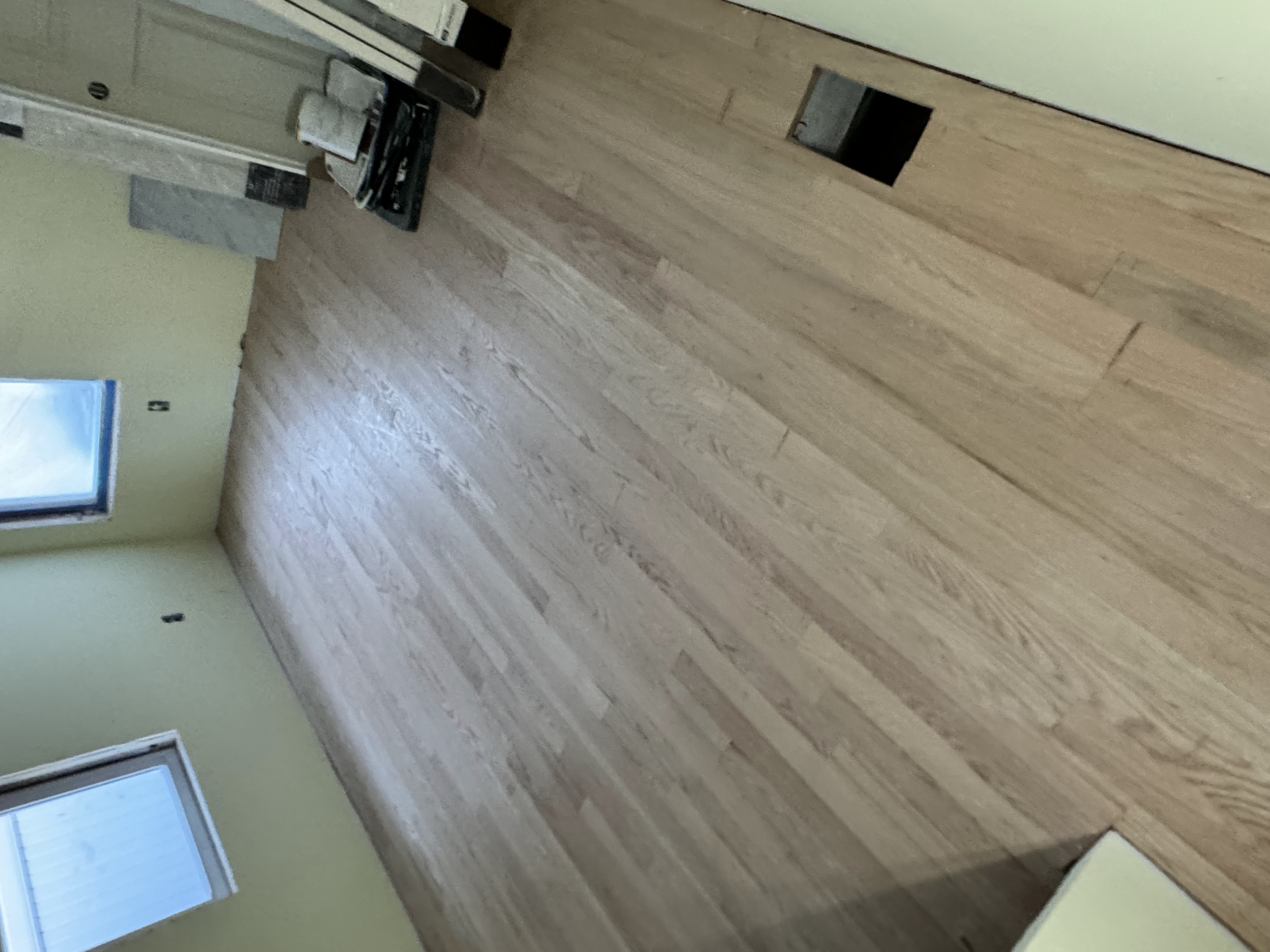 Unfinished Oak — Pre-Finish Stage