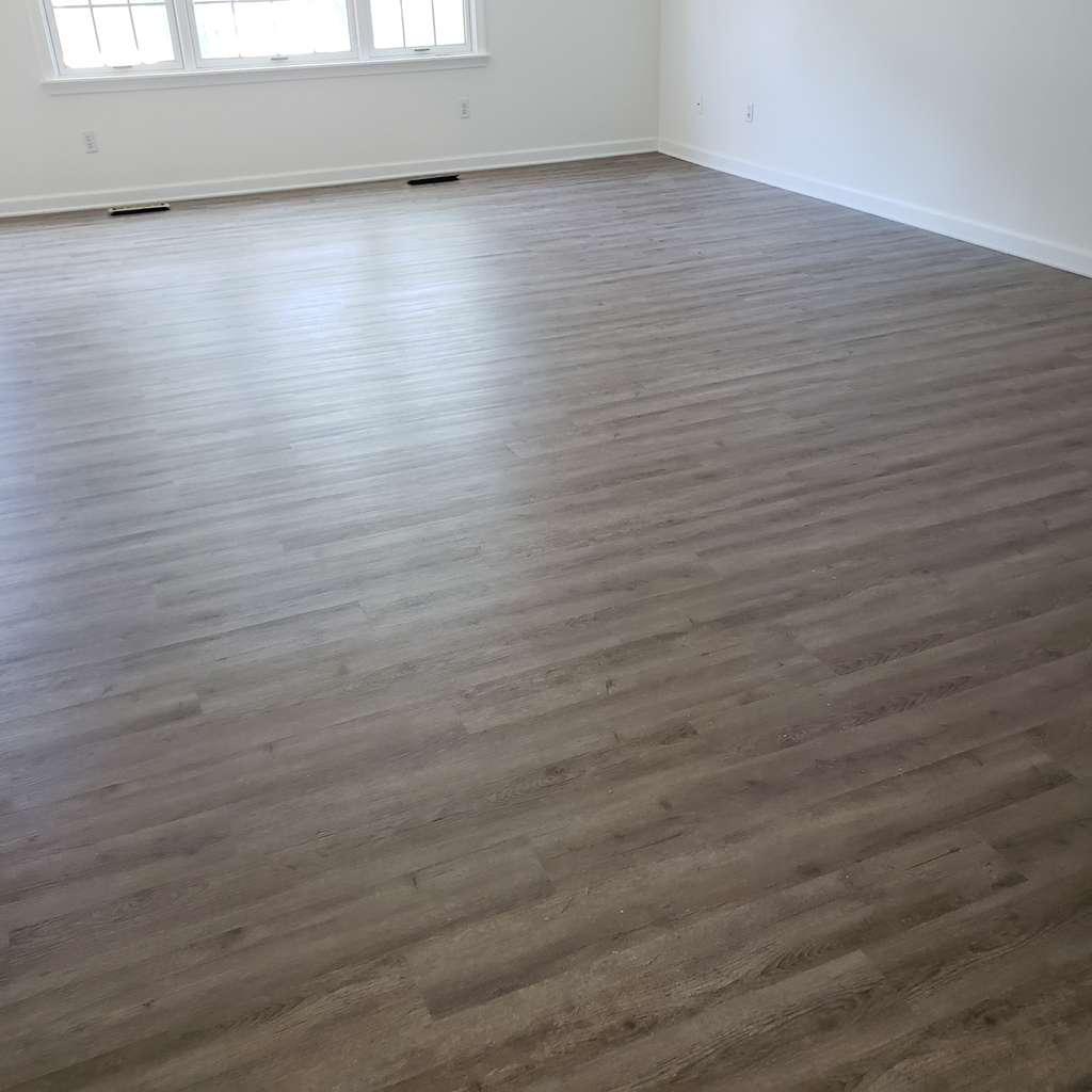 Luxury vinyl plank installation